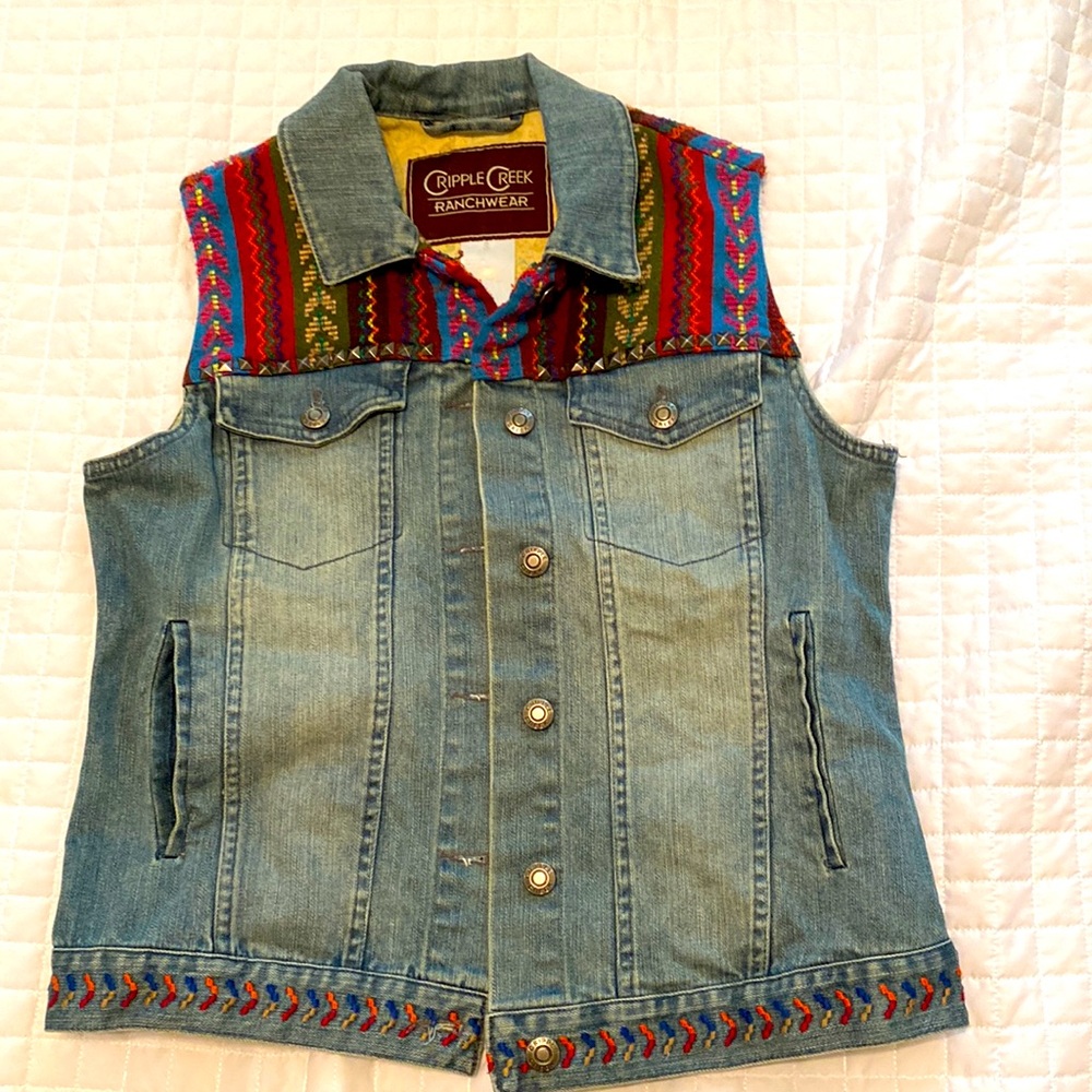 Women’s Cripple Creek DenimVest Size Small